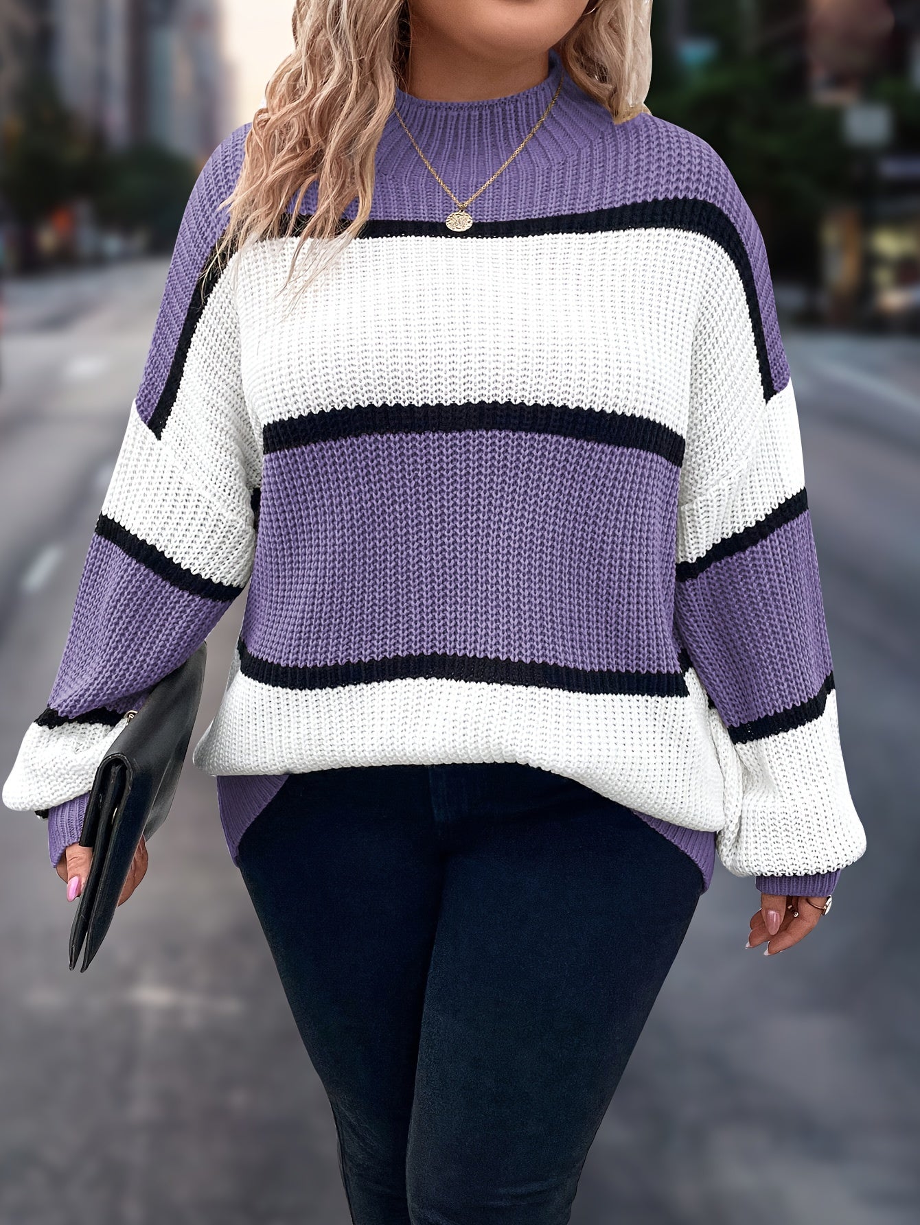 Emma | Cozy Stripe Sweater