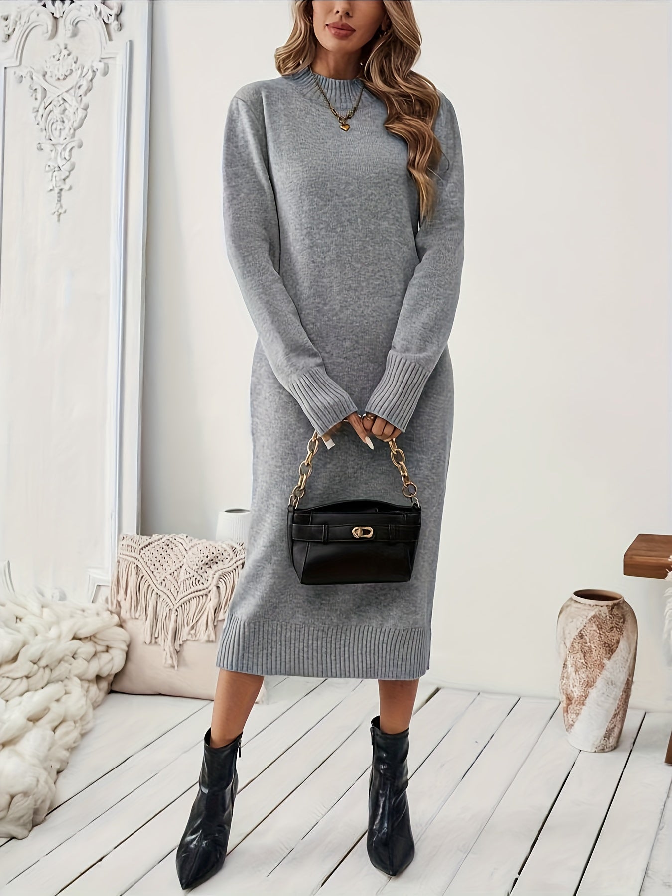 Sophia | Soft Knit Winter Dress