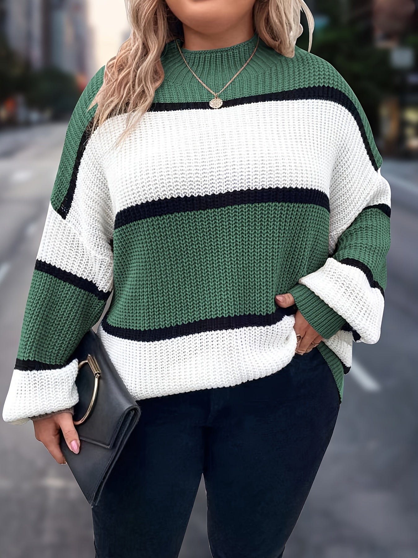 Emma | Cozy Stripe Sweater