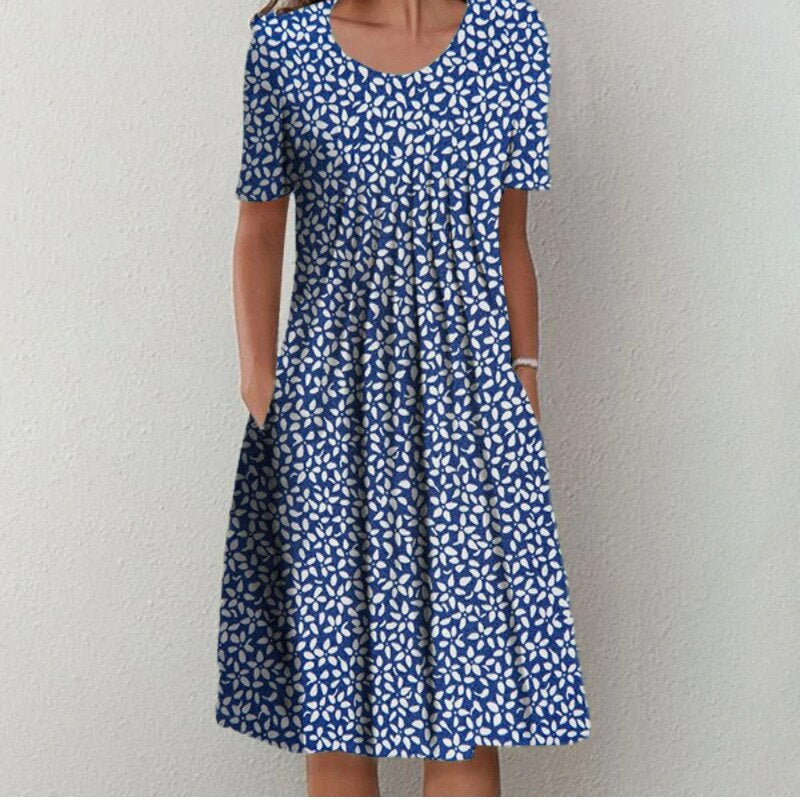 Emelie | Elegant Layered Tummy-Coverage Dress