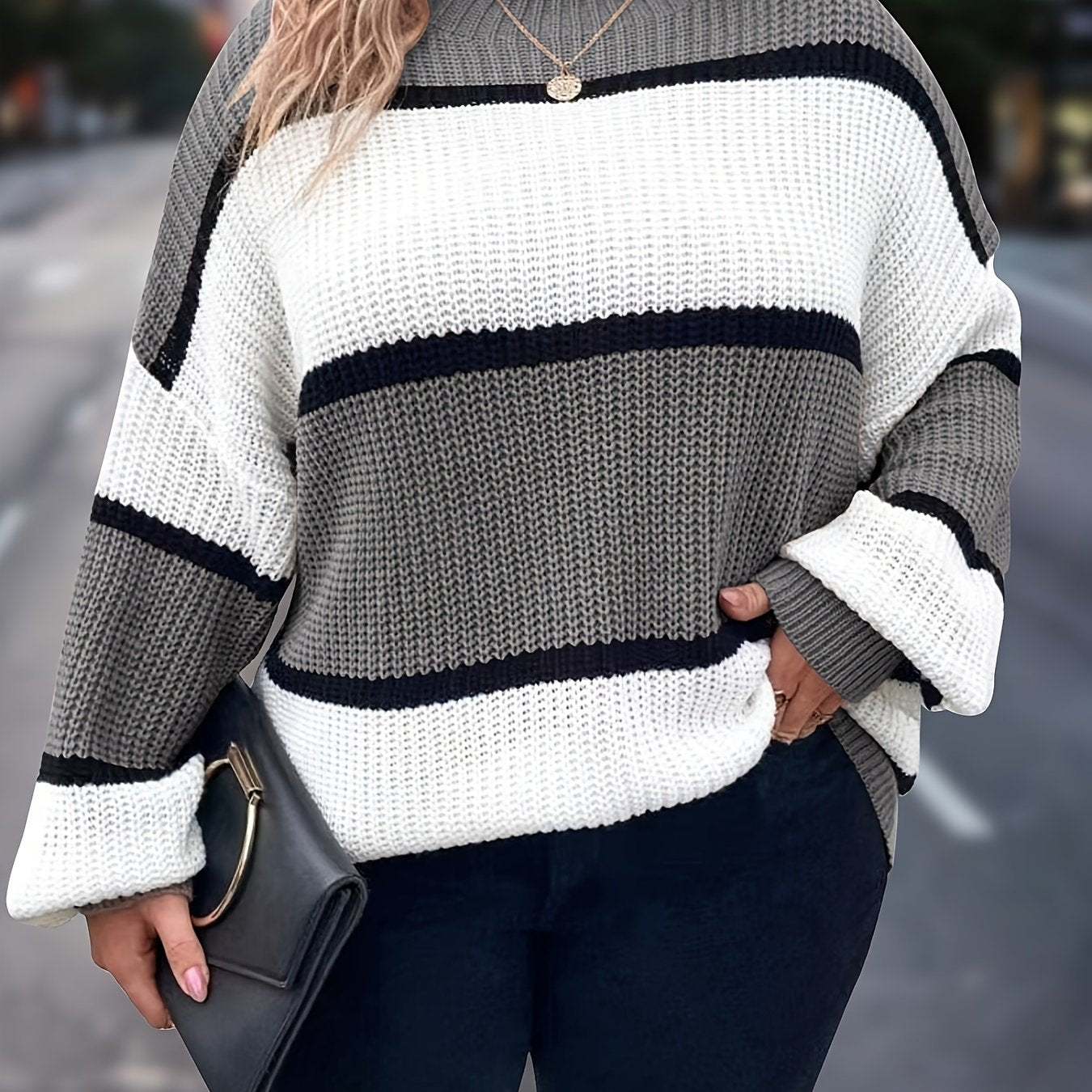 Emma | Cozy Stripe Sweater