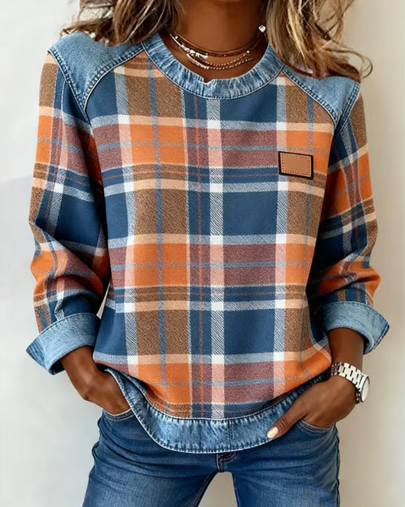 Harper | Warm Everyday Plaid Top