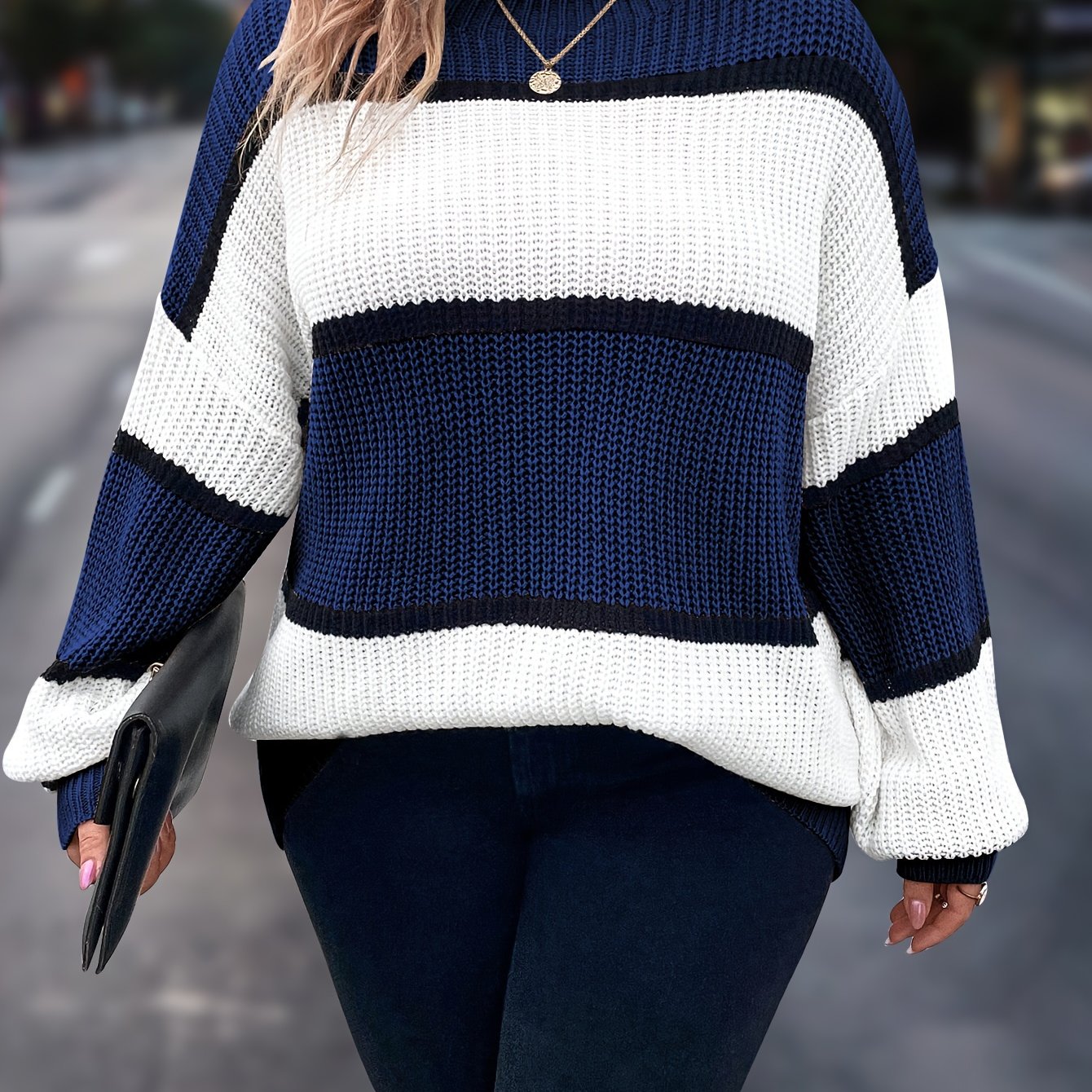 Emma | Cozy Stripe Sweater