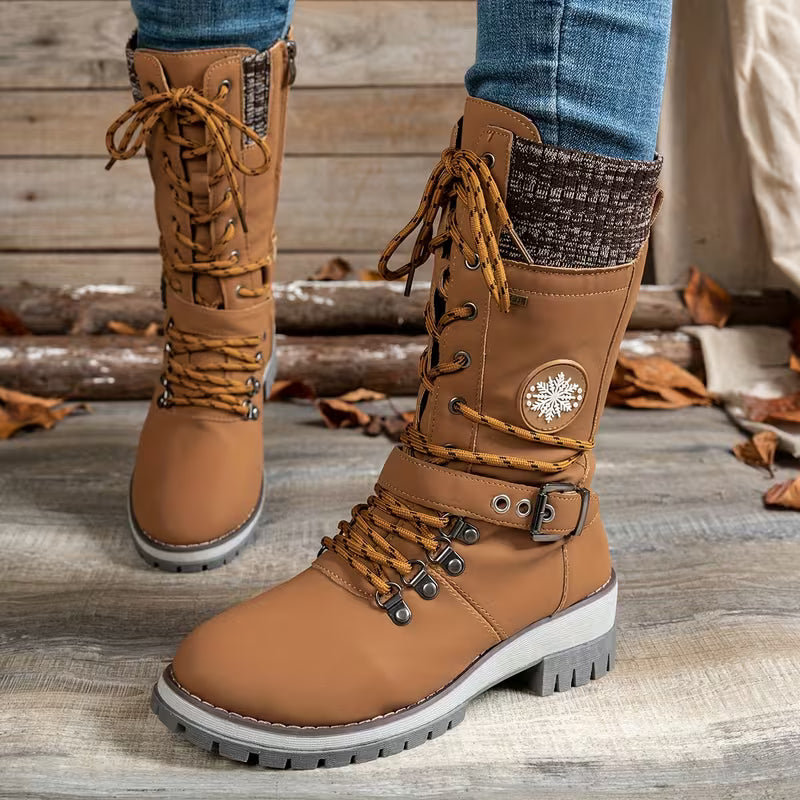 FrostLuxe™ | Waterproof Winter Boots with Orthopedic Comfort