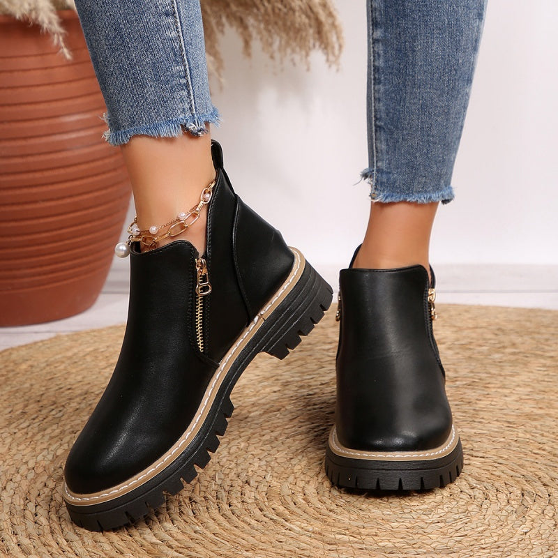 Katrina | Ankle Boots in Leather