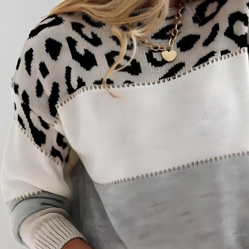 Annabel | Leopard Elegance Sweater