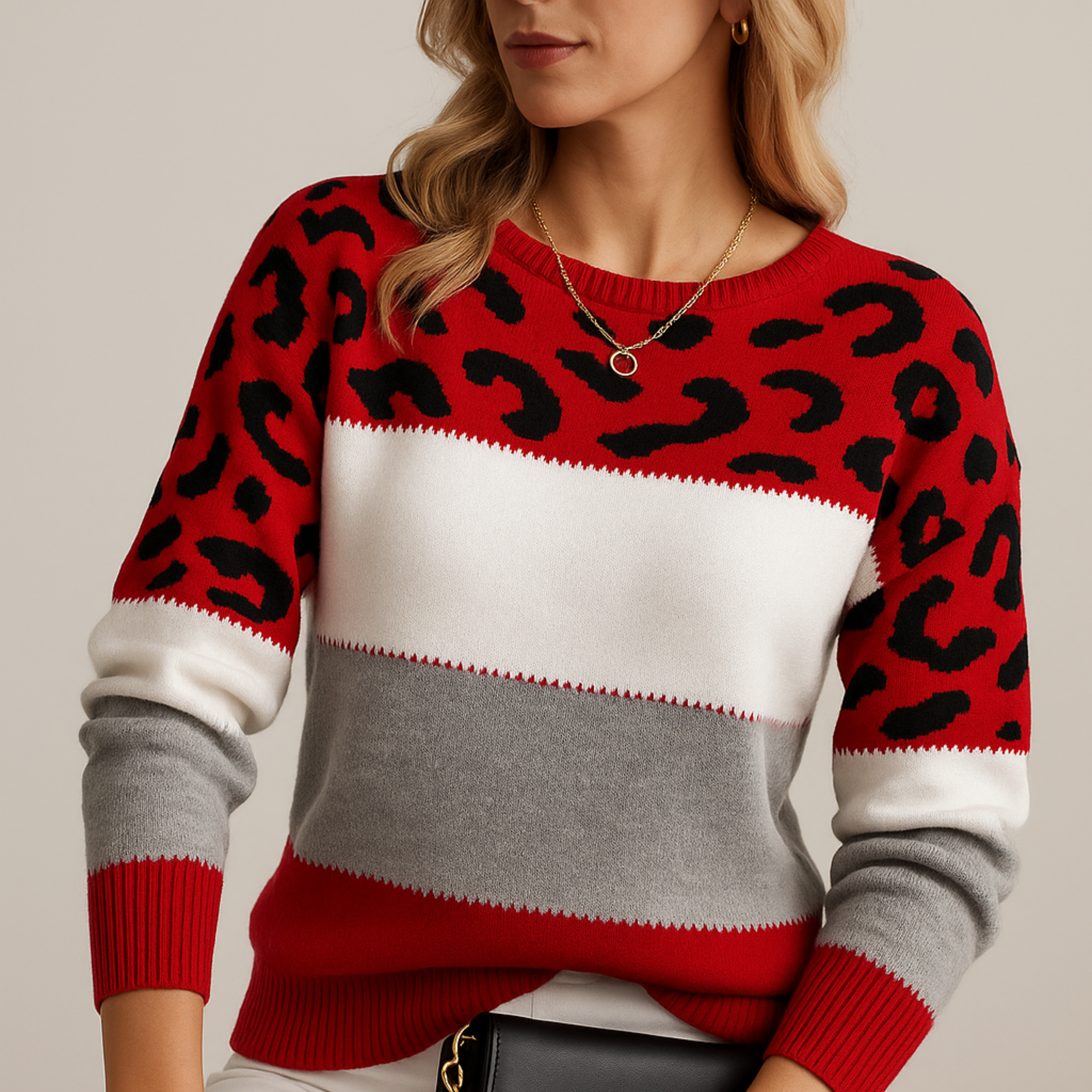 Annabel | Leopard Elegance Sweater