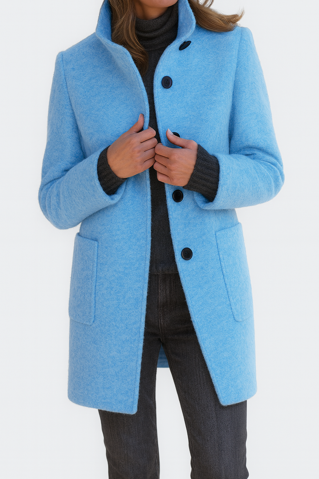 Victoria | Ladies Coat with High Collar