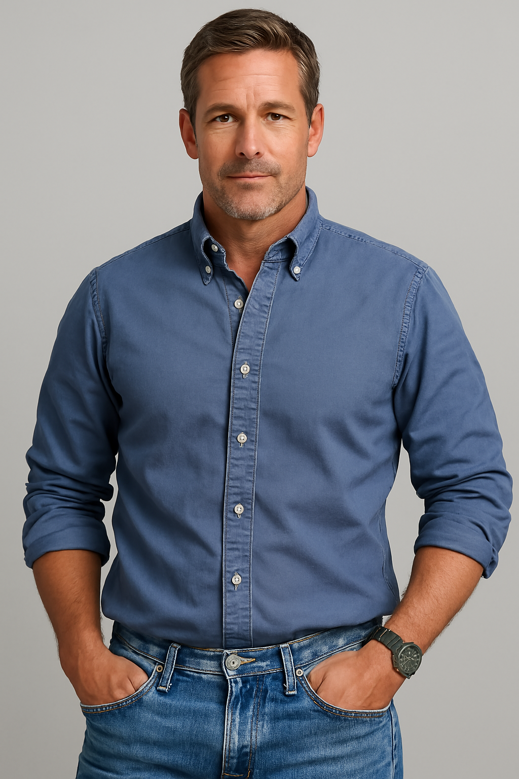 Jacob | Chemise classique à manches longues pour tous les jours