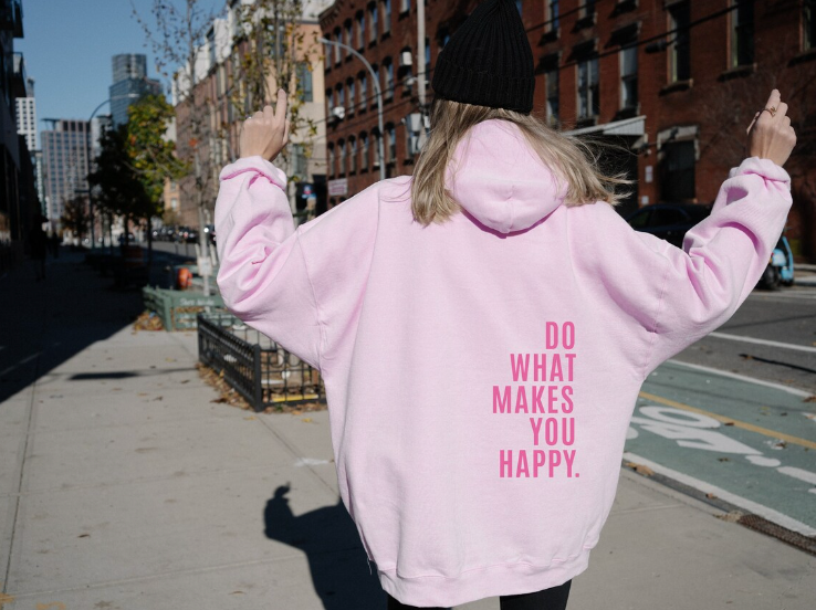 Sienna – Oversized Motivational Hoodie