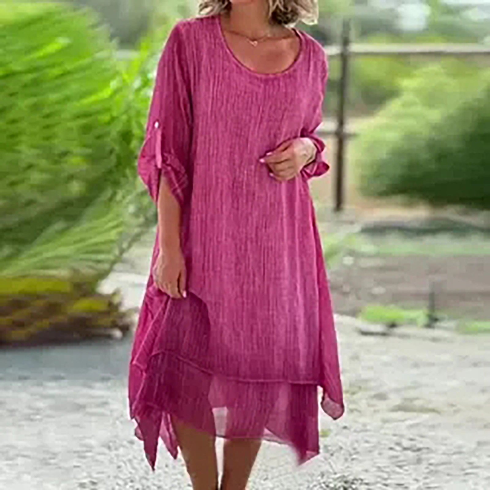 Isla – Lightweight Flowy Midi Dress