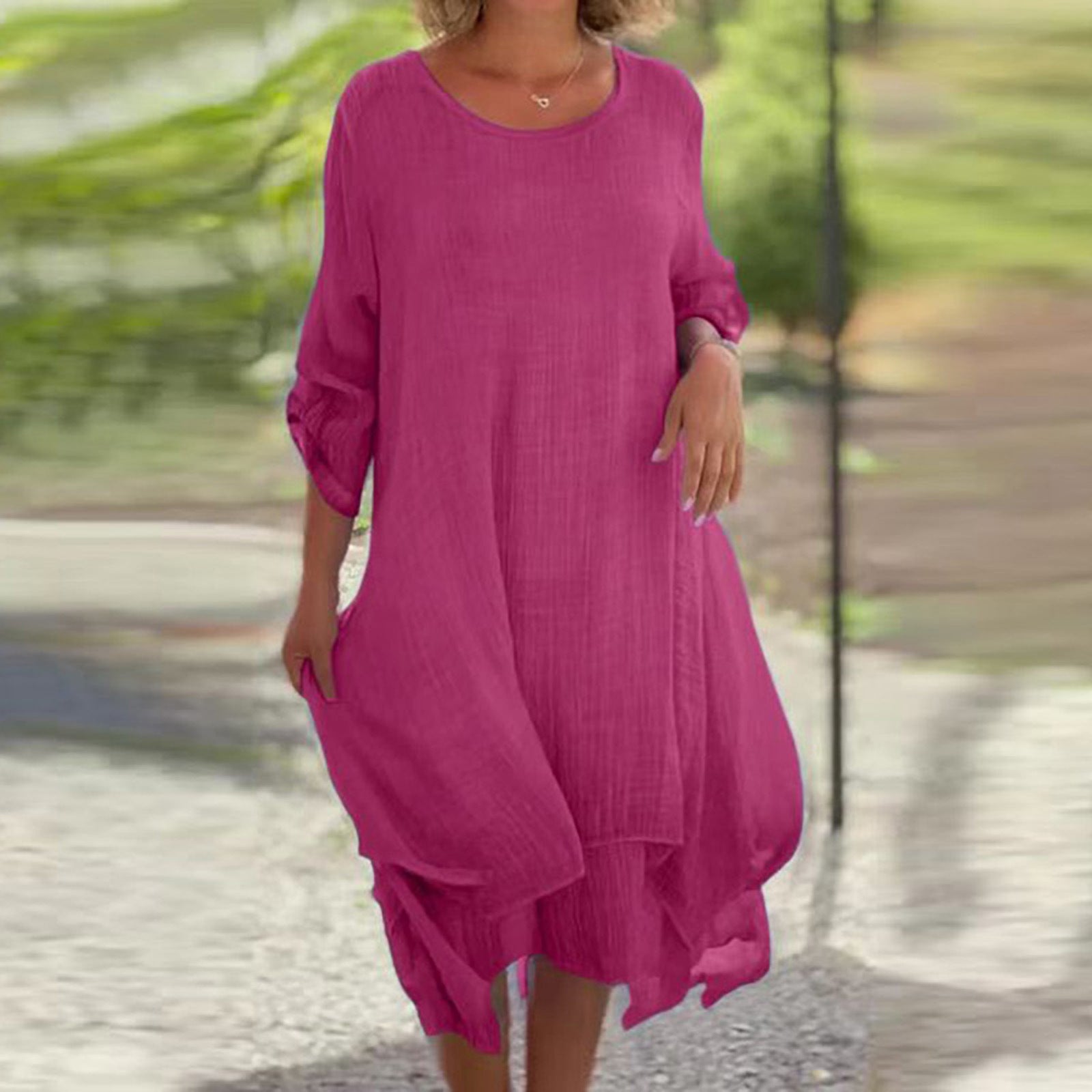 Isla – Lightweight Flowy Midi Dress