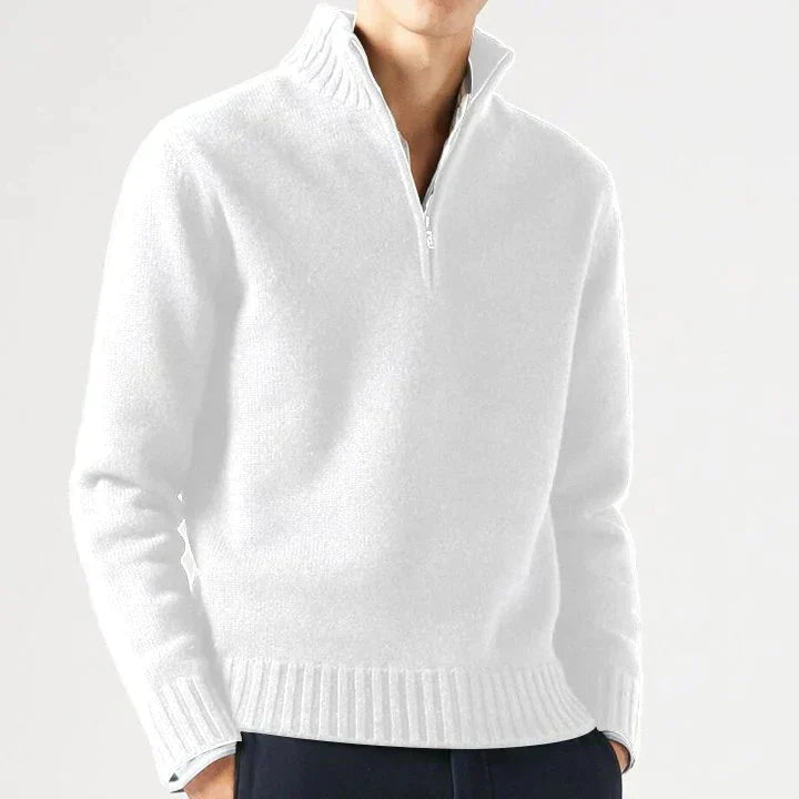 Lucio | Elegant Half Zip Sweater