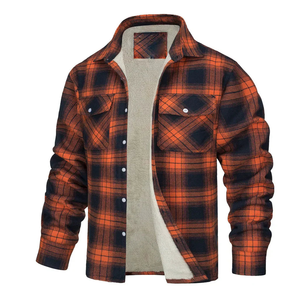 Ethan | Comfort Plaid Shirt Jacket