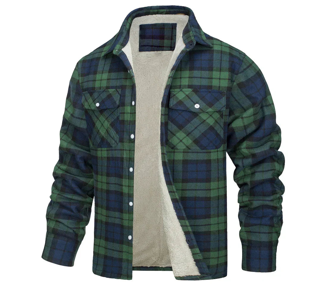Ethan | Comfort Plaid Shirt Jacket