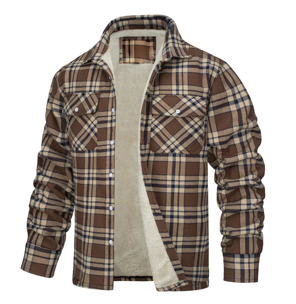 Ethan | Comfort Plaid Shirt Jacket