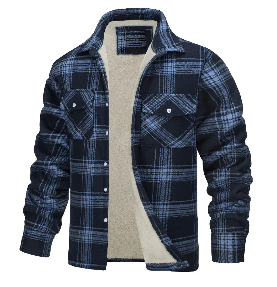 Ethan | Comfort Plaid Shirt Jacket