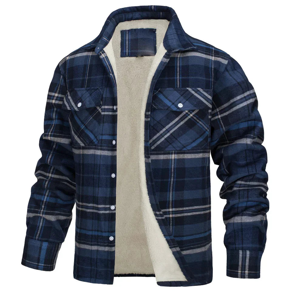 Ethan | Comfort Plaid Shirt Jacket