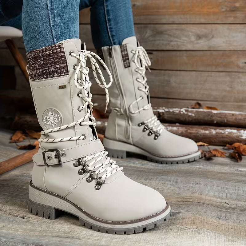 FrostLuxe™ | Waterproof Winter Boots with Orthopedic Comfort