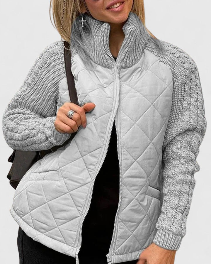 SOPHIA | COZY QUILTED KNIT JACKET