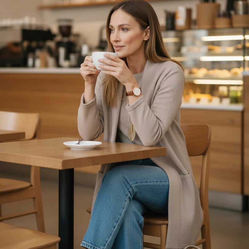 ⏳Limited Time Special Offer⏰Elegant 3-Piece Set Including Long Cardigan, Top, and Pants💞