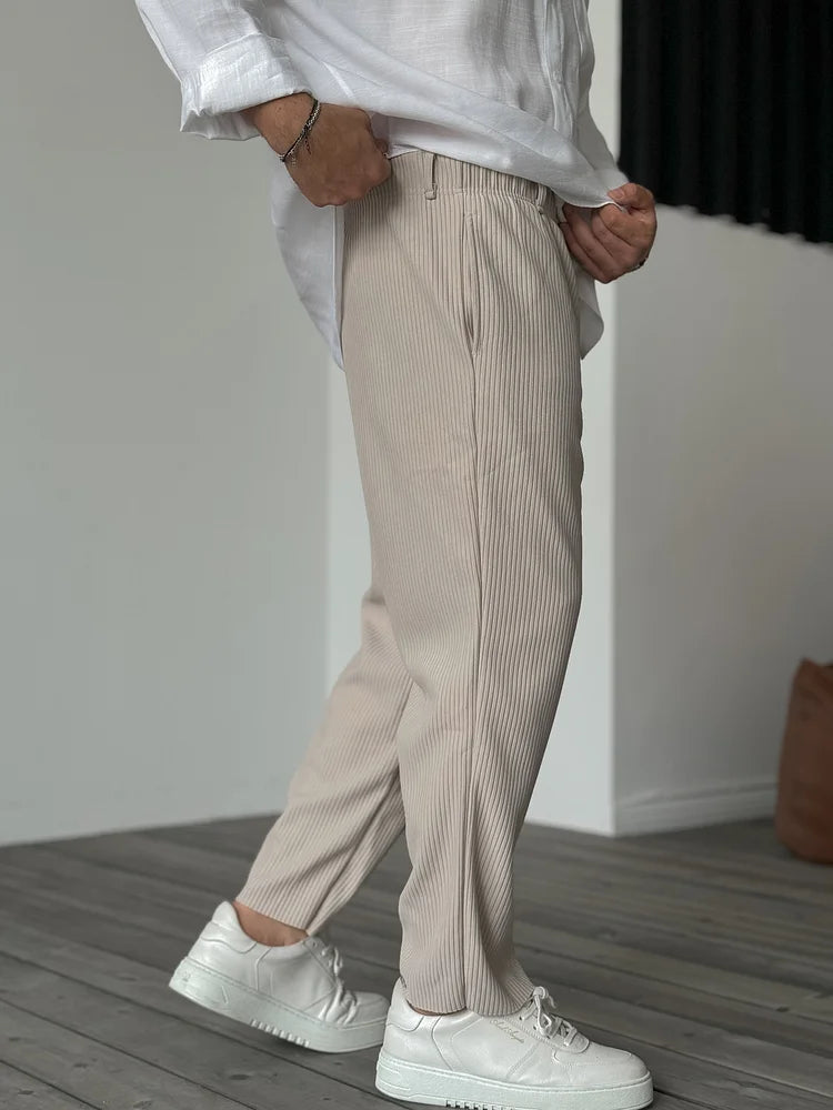 Fredie | Elegant Rib Pants
