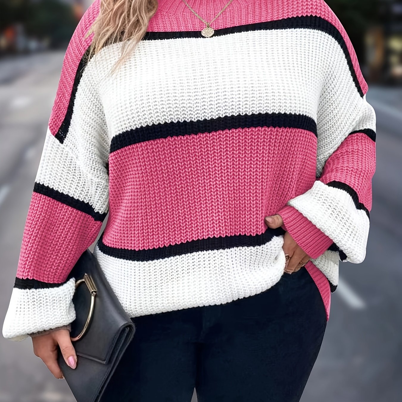 Emma | Cozy Stripe Sweater