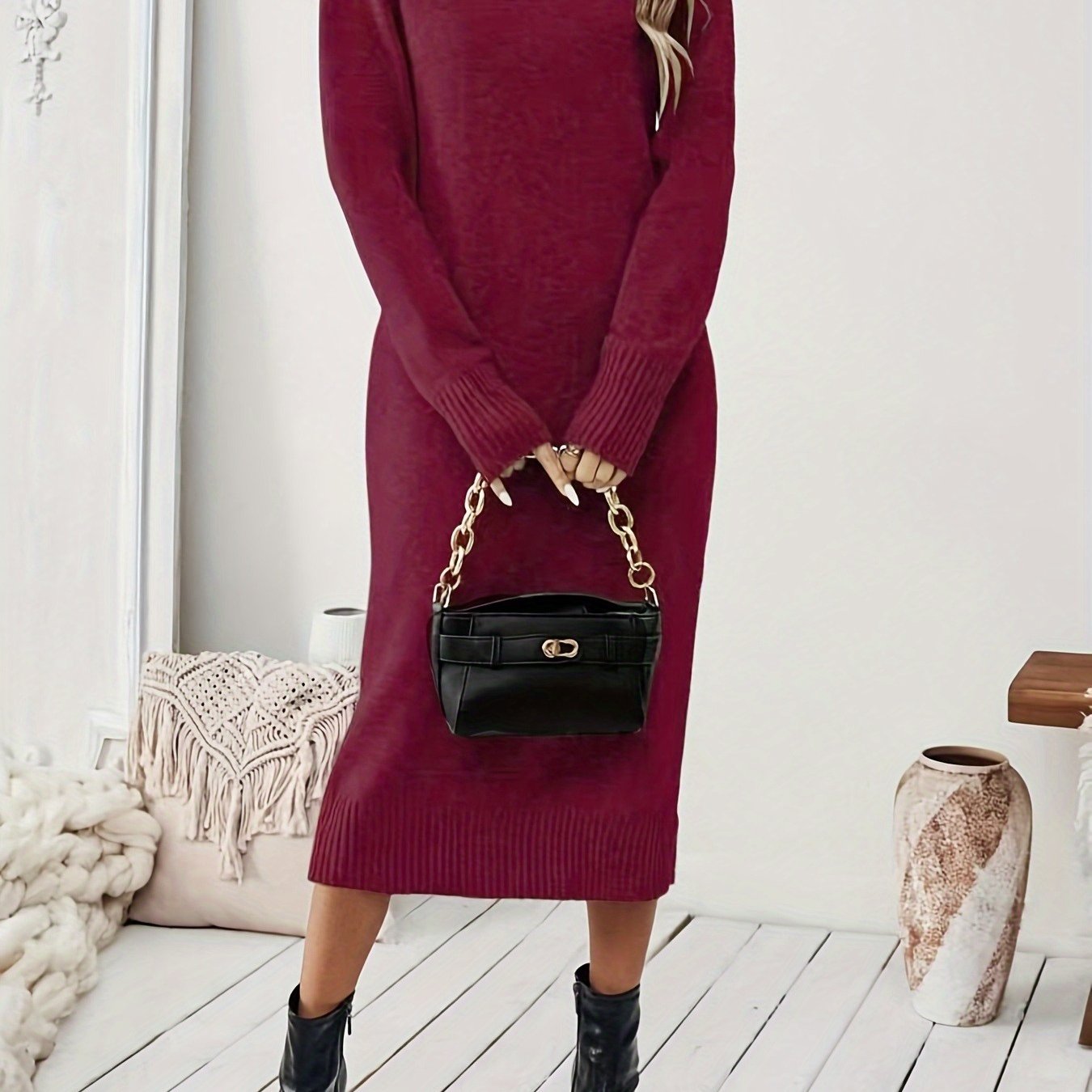 Sophia | Soft Knit Winter Dress