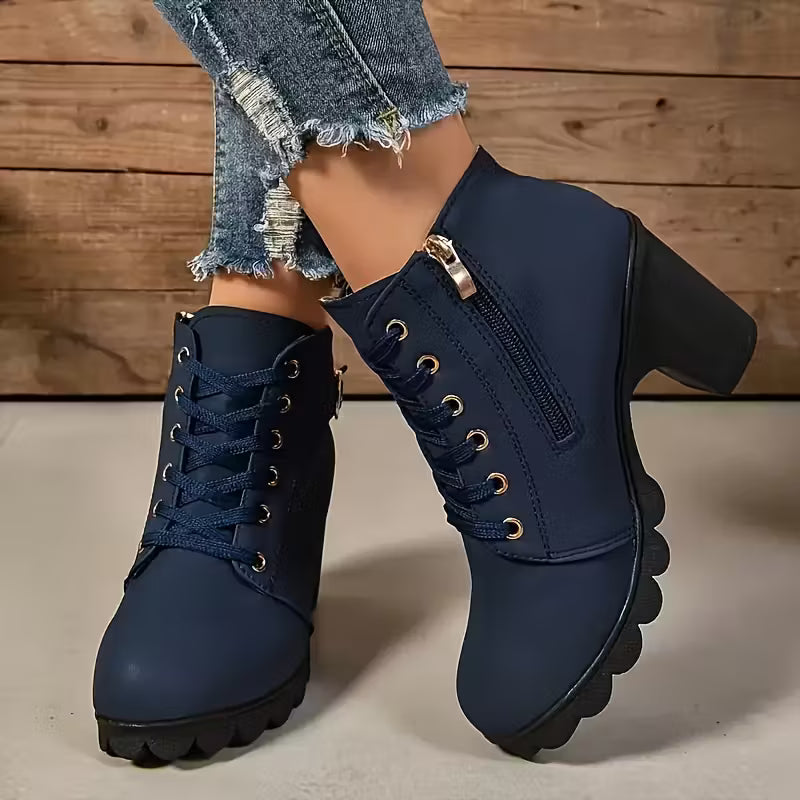 Katni | Warm Slip-Resistant Ankle Boots for Daily Wear