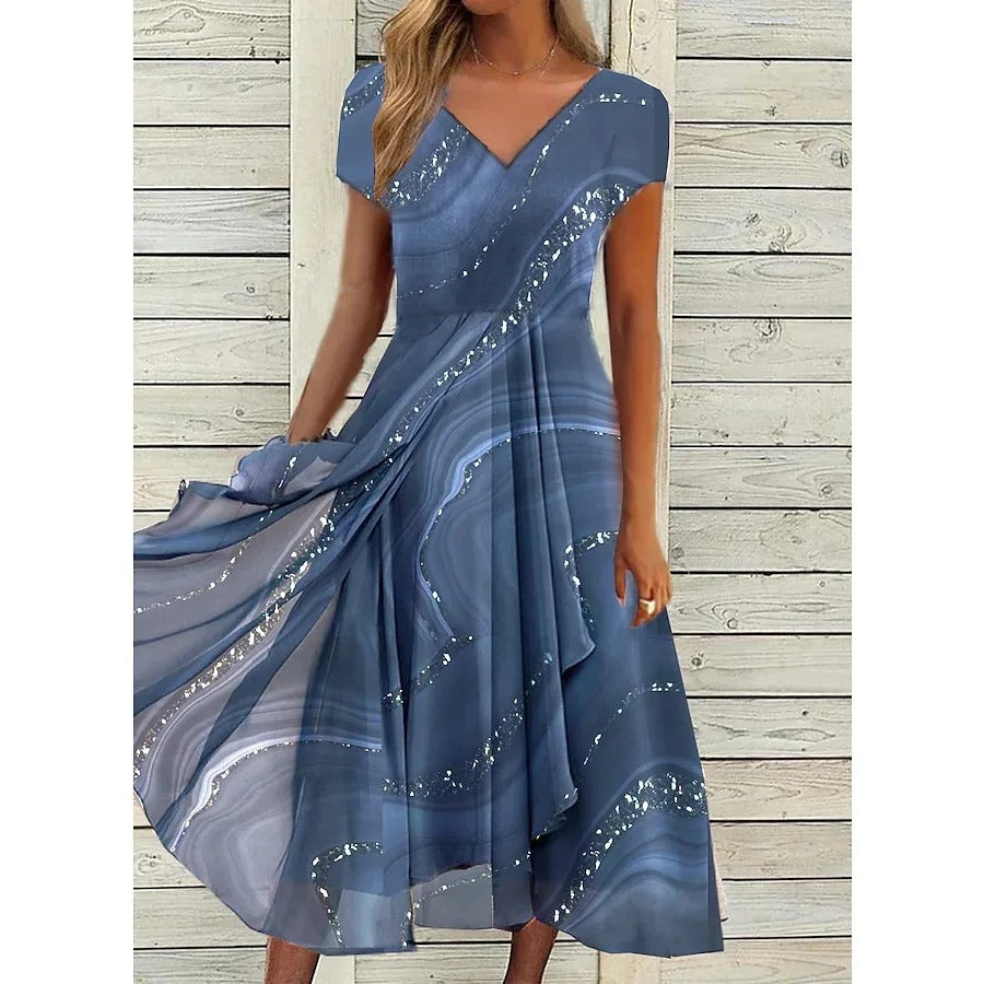 Celeste – Flowing Midi Dress