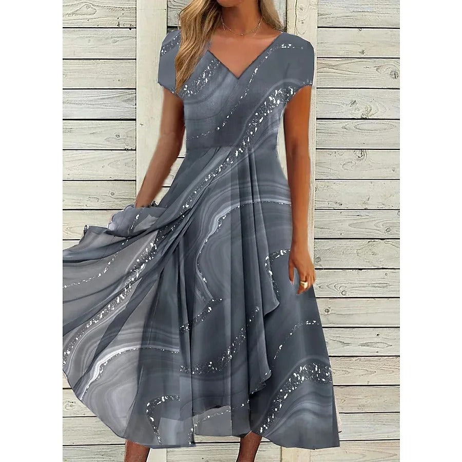 Celeste – Flowing Midi Dress